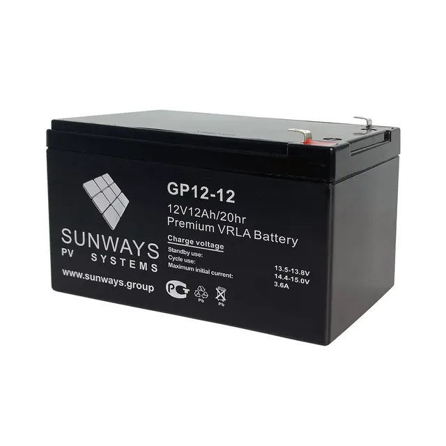 Аккумулятор SUNWAYS GP 12-12 (AGM)