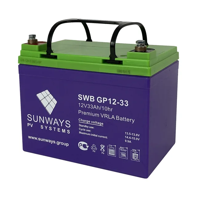 Аккумулятор SUNWAYS GP 12-33 (AGM)