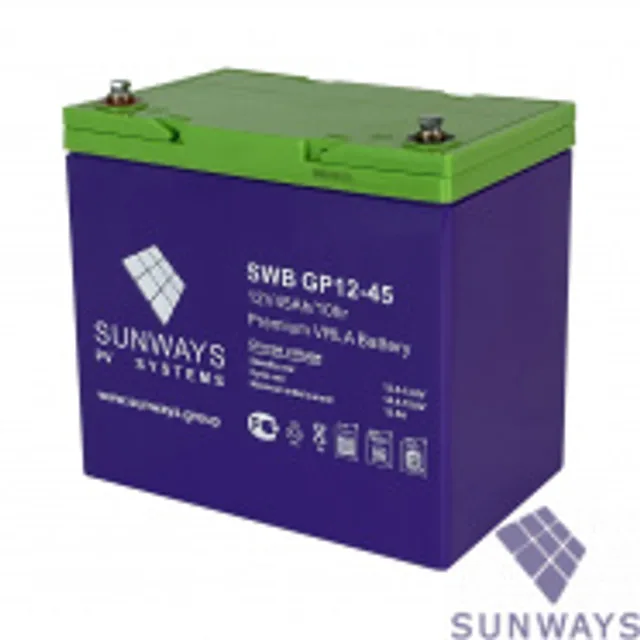 Аккумулятор SUNWAYS GP 12-45 (AGM)